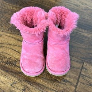 Pink UGG Bailey Bow Boots